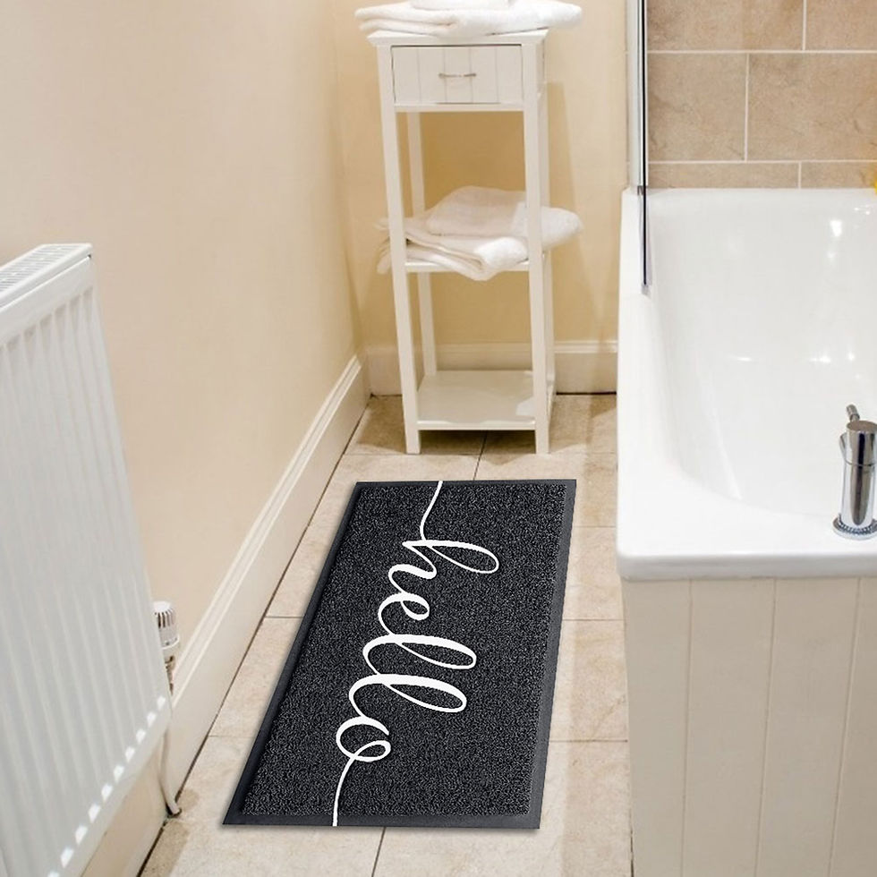 Thumbnail: Non-slip Water Absorption Polyester Carpets Entrance Carpet Soft Kitchen Mat Nor