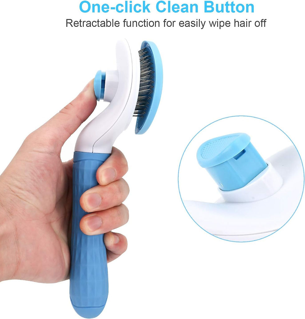 Thumbnail: Pet Dog Hair Brush Cat Comb Pet Hair Remover Brush for Dogs Cats Puppy Kitten Gr