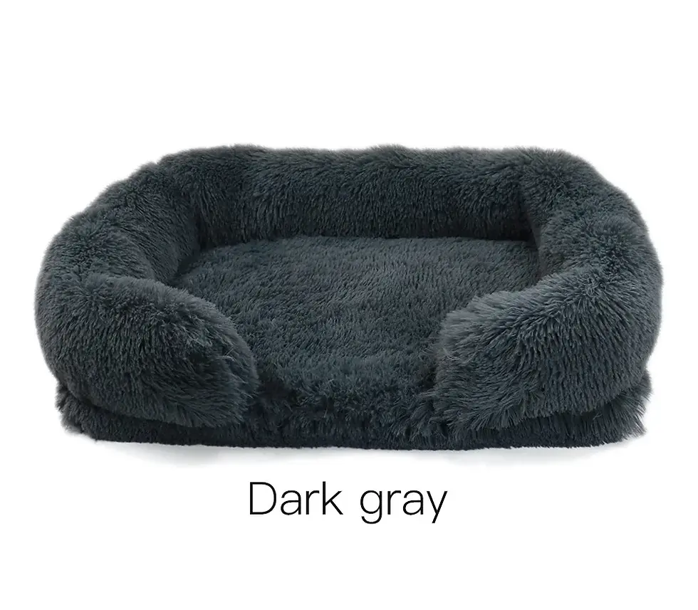 Thumbnail: New Large Dog Bed DogPlush Pet Bed Winter Thickened Pad DogSleeping Bed Sofa Rem