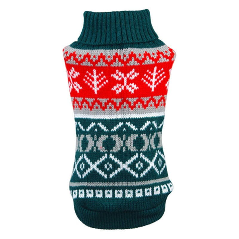 Thumbnail: Winter Printing Cat Dog Clothes Warm Christmas Sweater For Puppy Chihuahua Pet C