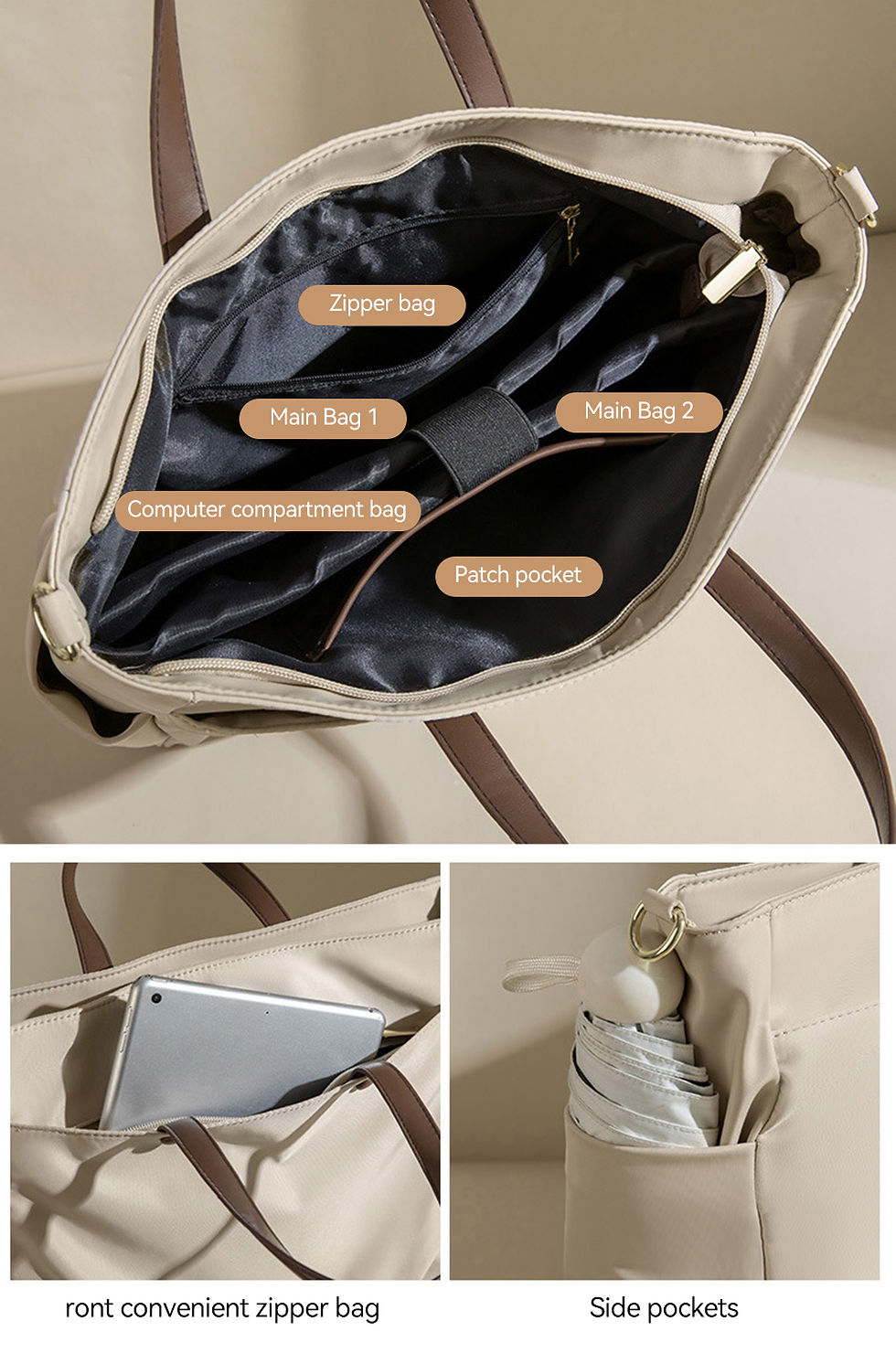 Miniature : Laptop Bag Case for Macbook Air Pro Lenovo Asus Samsung Dell Cover for 13 14 15 