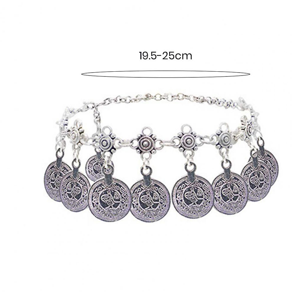 Miniature : Bohemian Anklet Retro Style Anklet Vintage Bohemian Women's Anklet with Hollow P