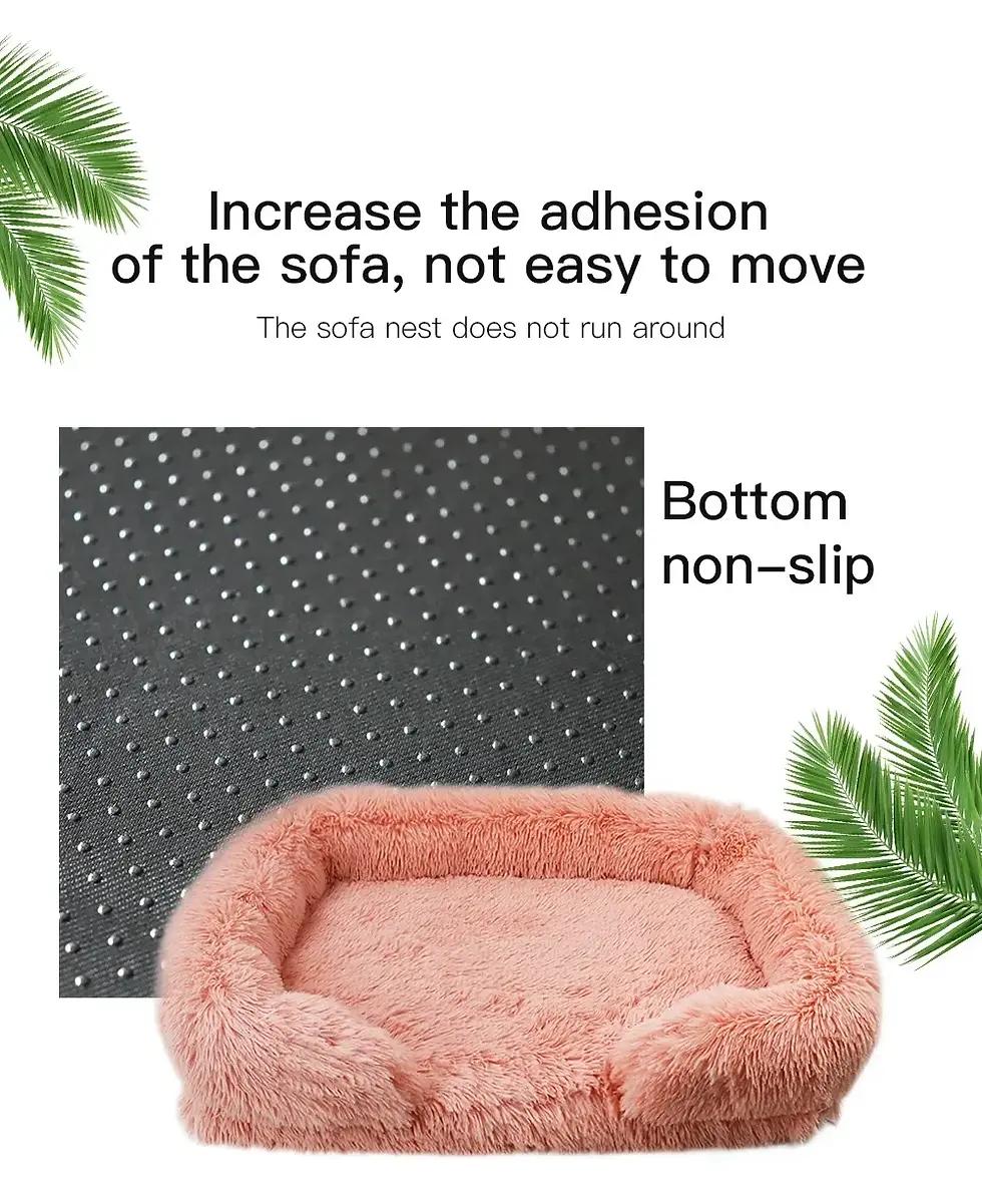 Thumbnail: New Large Dog Bed DogPlush Pet Bed Winter Thickened Pad DogSleeping Bed Sofa Rem