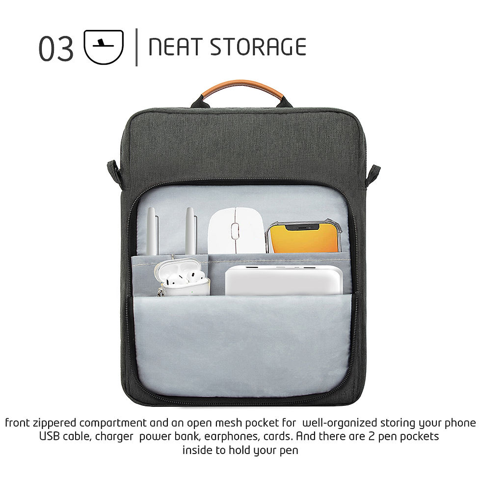 Miniature : Tablet Shoulder Sleeve Bag For IPad air pro 12.9" , IPad Air 10.9" Surface Go 3/