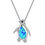 Miniaturbild: Simple Fashion Classic Fire Opal Penguin Pendant Necklace Bridal Wedding Niche P