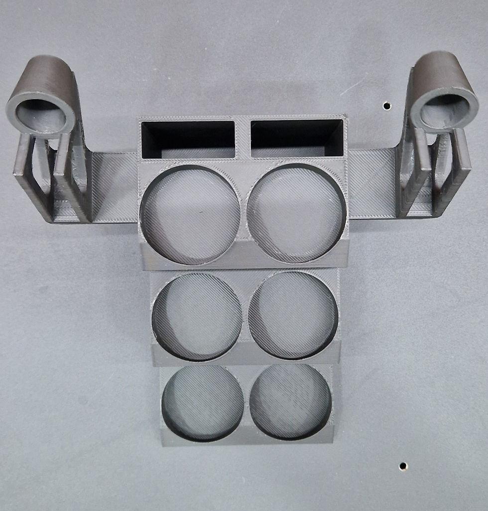 Thumbnail: Airbrush holder Supporto aerografo for Tamiya  colors paint TBT10