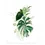 Miniature : Scandinavian Style Plants Poster Green Leaves  Home Decor