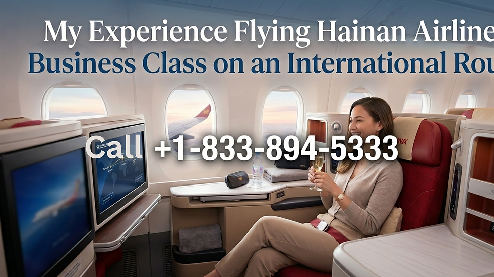 My Experience Flying Hainan Airlines Business Class on an International Route