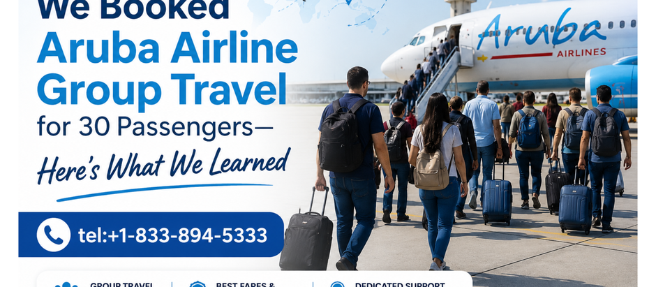 We Booked Aruba Airline Group Travel for 30 Passengers—Here's What We Learned