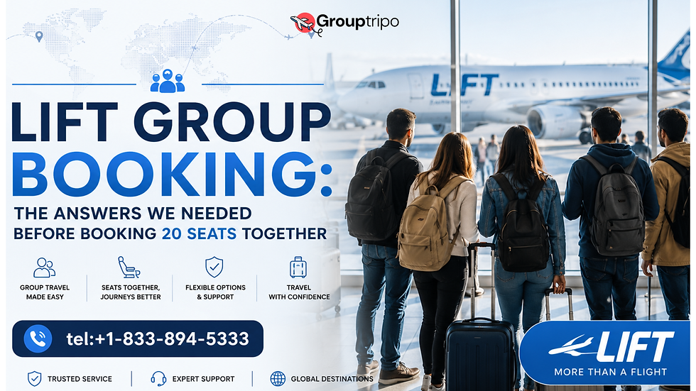 LIFT Group Booking: The Answers We Needed Before Booking 20 Seats Together