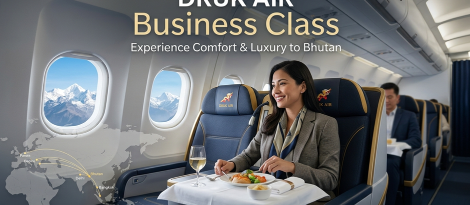 Druk Air Business Class Review 2026: Seats, Meals, Baggage & Real Comfort Tested