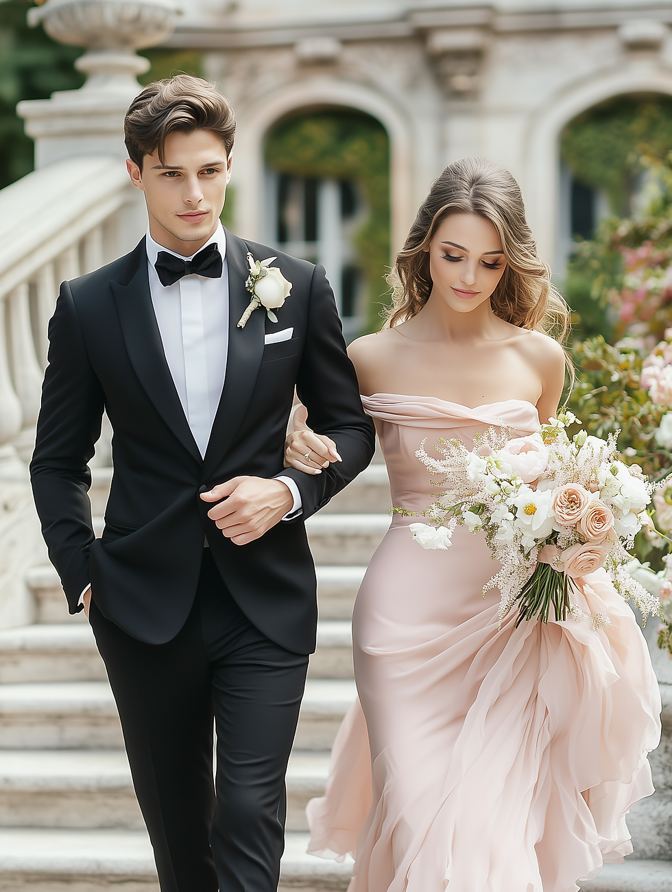 สูทเจ้าบ่าวยอดนิยม, สูทสไตล์คลาสสิก, สูทสีขาวกลางแจ้ง, สูทลายเท็กซ์เจอร์