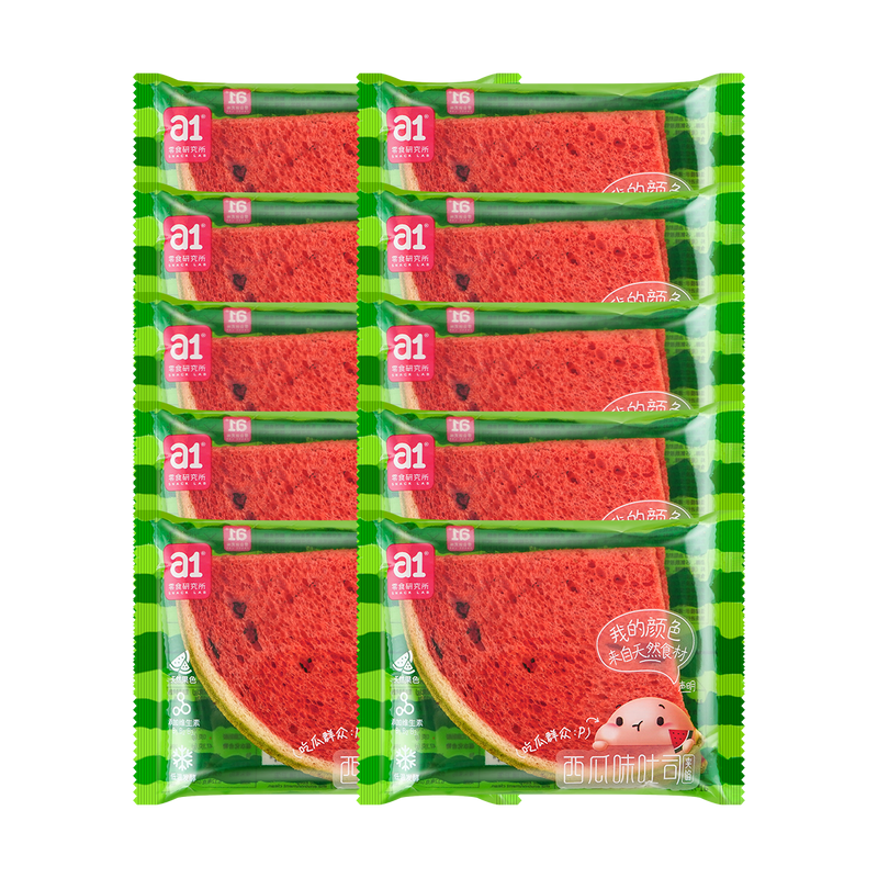Thumbnail: Snack Research Institute Watermelon Stuffed Toast Value Box Packing 480g
