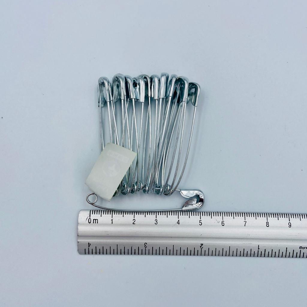 SEGURO NIQUELADO NO.4 (5CM) C/144PZ