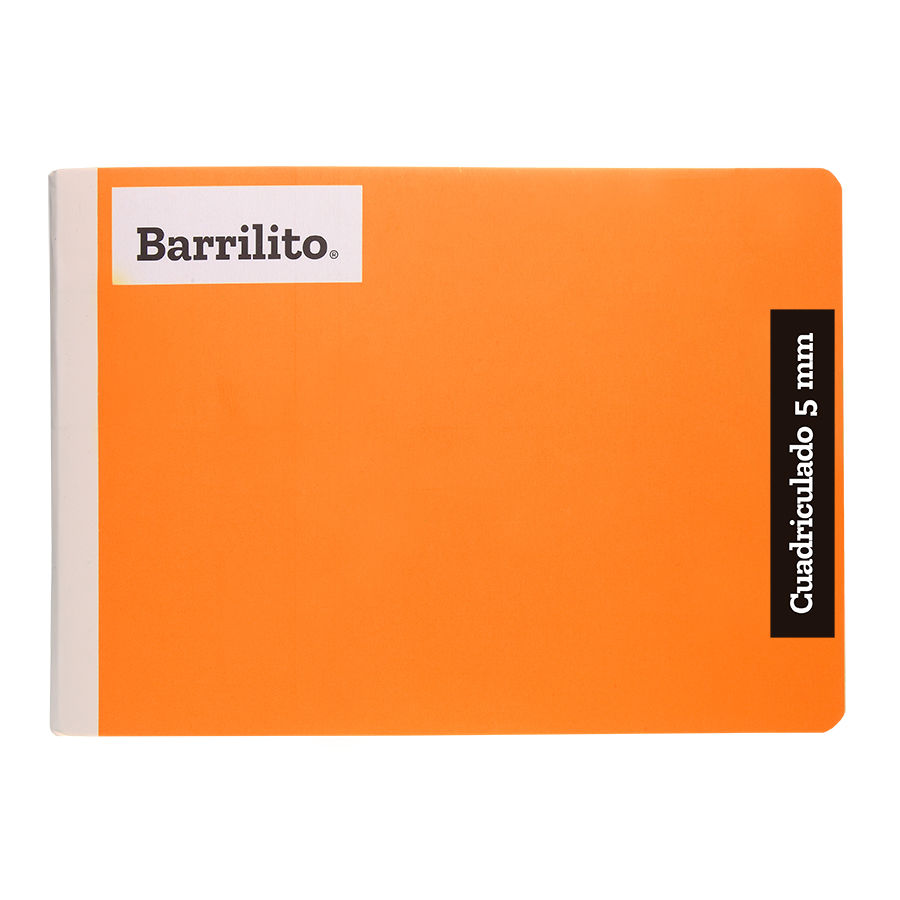 Miniatura: CUADERNO ITALIANO COSIDO CUADRO 5MM 100 HOJAS BARRILITO