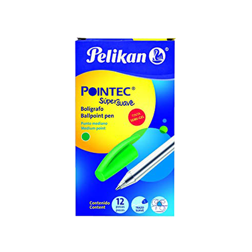 BOLÍGRAFO POINTEC MEDIANO VERDE PELIKAN