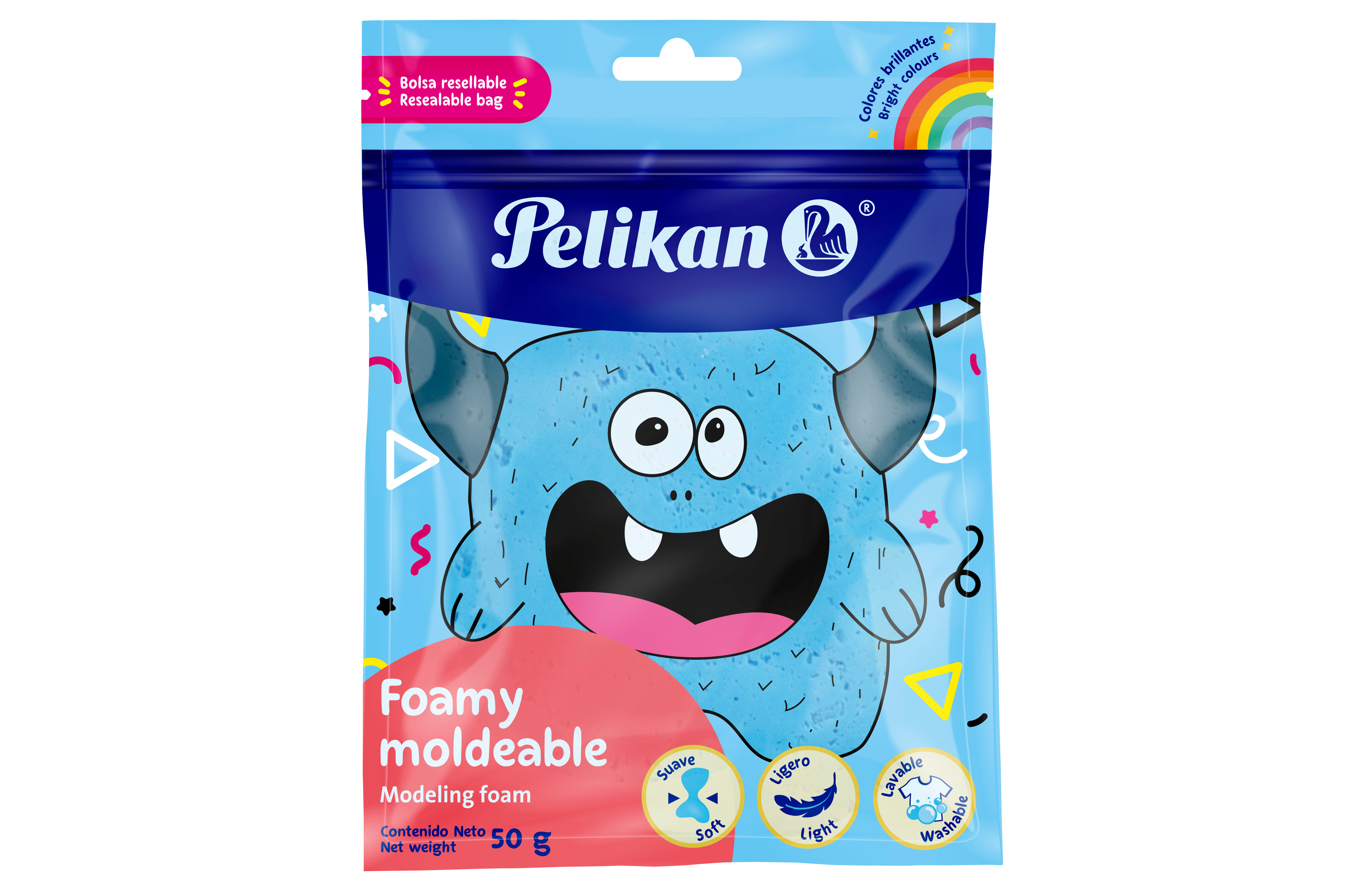 FOAMY MOLDEABLE AZUL CLARO 50GR PELIKAN