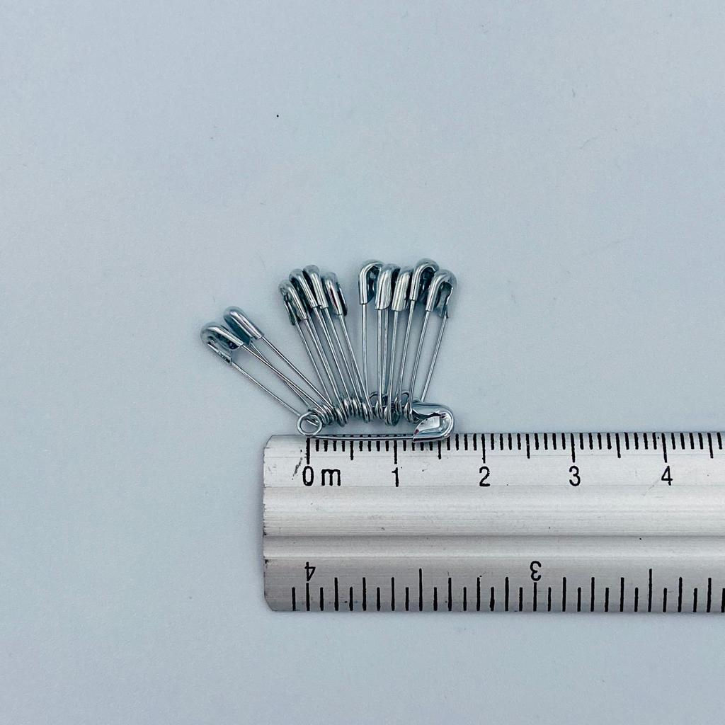 SEGURO NIQUELADO NO.000 (1.7CM) C/144PZ