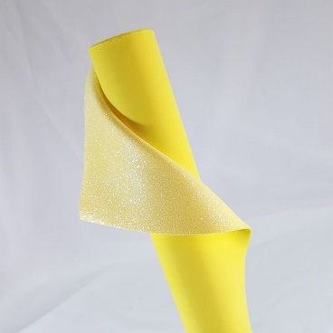 FOAMY DIAMANTADO TAMAÑO 4 CARTAS AMARILLO IRIS