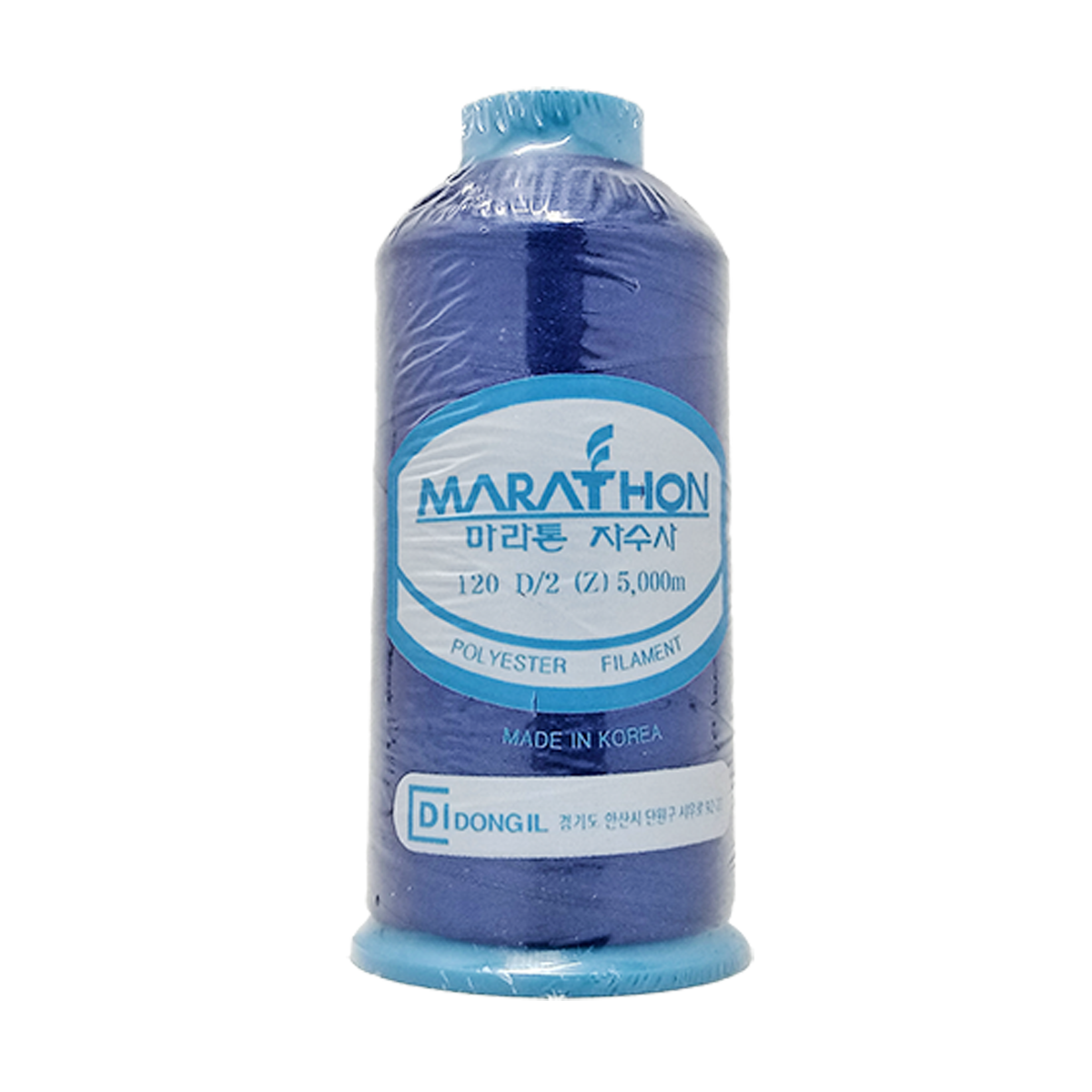 HILO PARA BORDADORA MARATHON POLYESTER 5000MT 2069 AZUL OMEGA