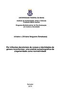 Por inflexões decoloniais de corpos e identidades de gênero inconformes