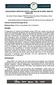 Sexualidade e espectro autista: uma análise da série "amor no espectro", de Ana Silvia Periotto Calegari (PIBIC/FA) e Eliane Rose Maio (Orientadora).