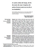 "O canto vinha de longe, de lá do meio do mar: trajetos de putas transexuais na escola e no trabalho", de Clara Hanke Ercoles e Eliane Rose Maio (2020)