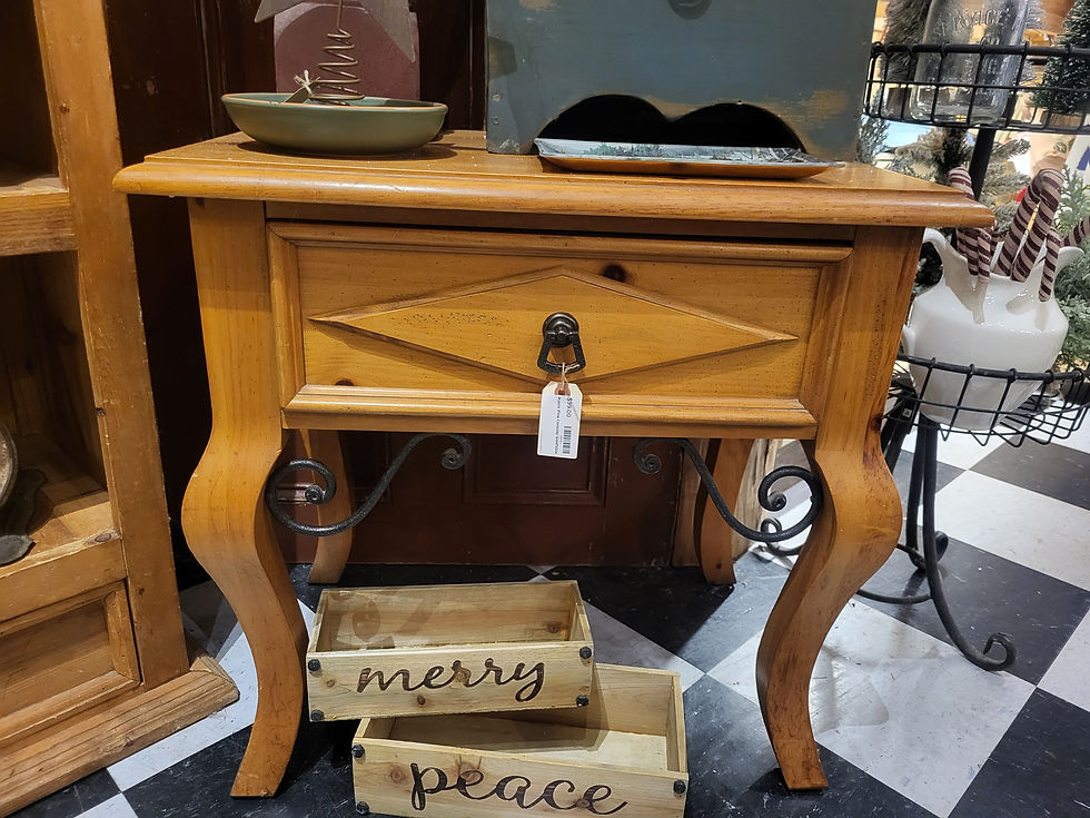 SALE/ Rustic Pine Console/ Side Table FKB