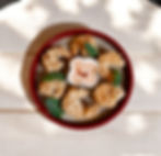 Golden Thai crispy prawns with spicy mayo sauce at Pattaya City Toronto