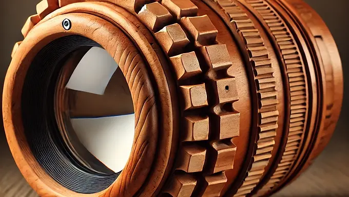 Wooden Camera Lens