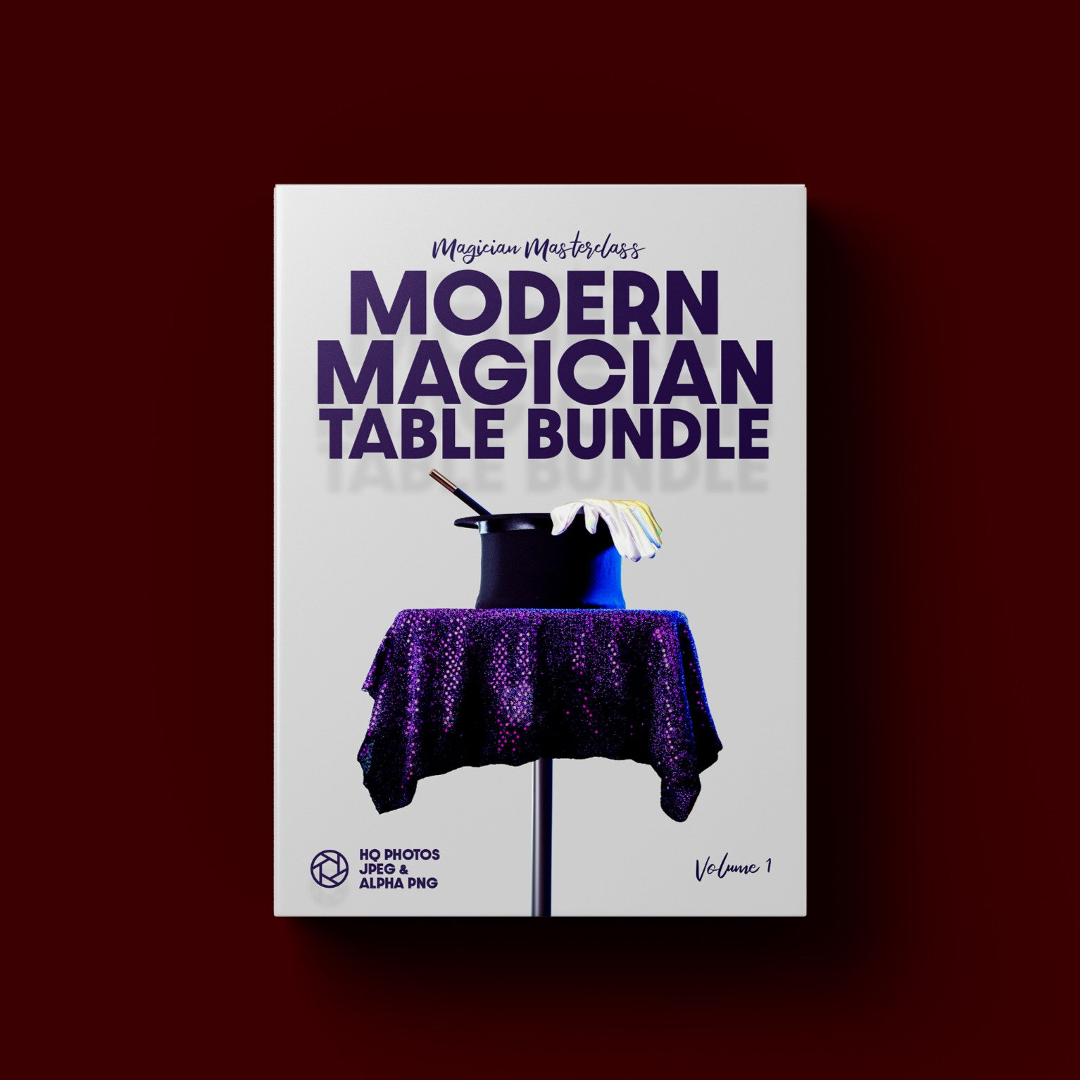 Modern Magician on Stage with Top Hat, Wand & Table | Magician Masterclass