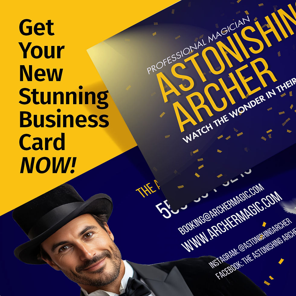 Thumbnail: Astonishing Magician Business Card Template