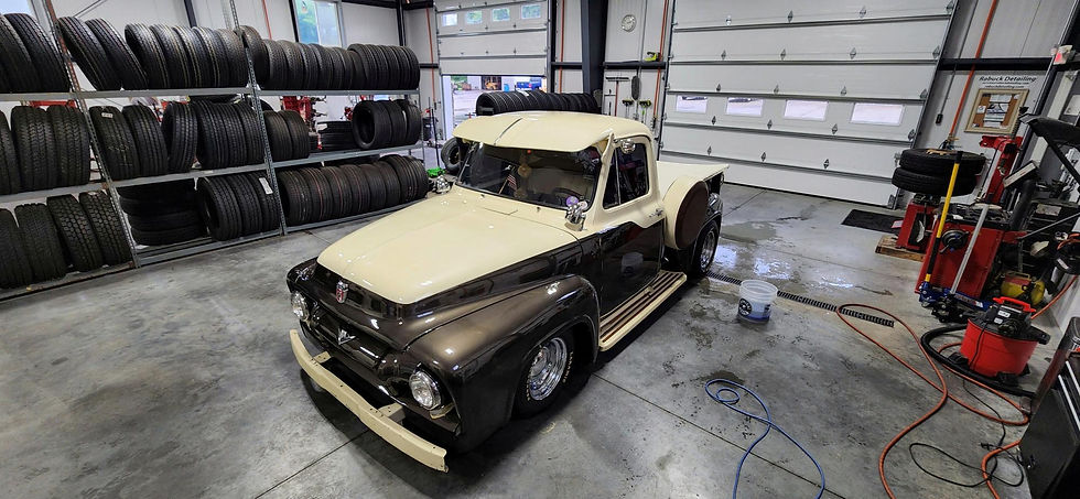 Classic truck detailing