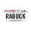 Thumbnail: Rabuck Detailing Born In Wisconsin Vanity Plate