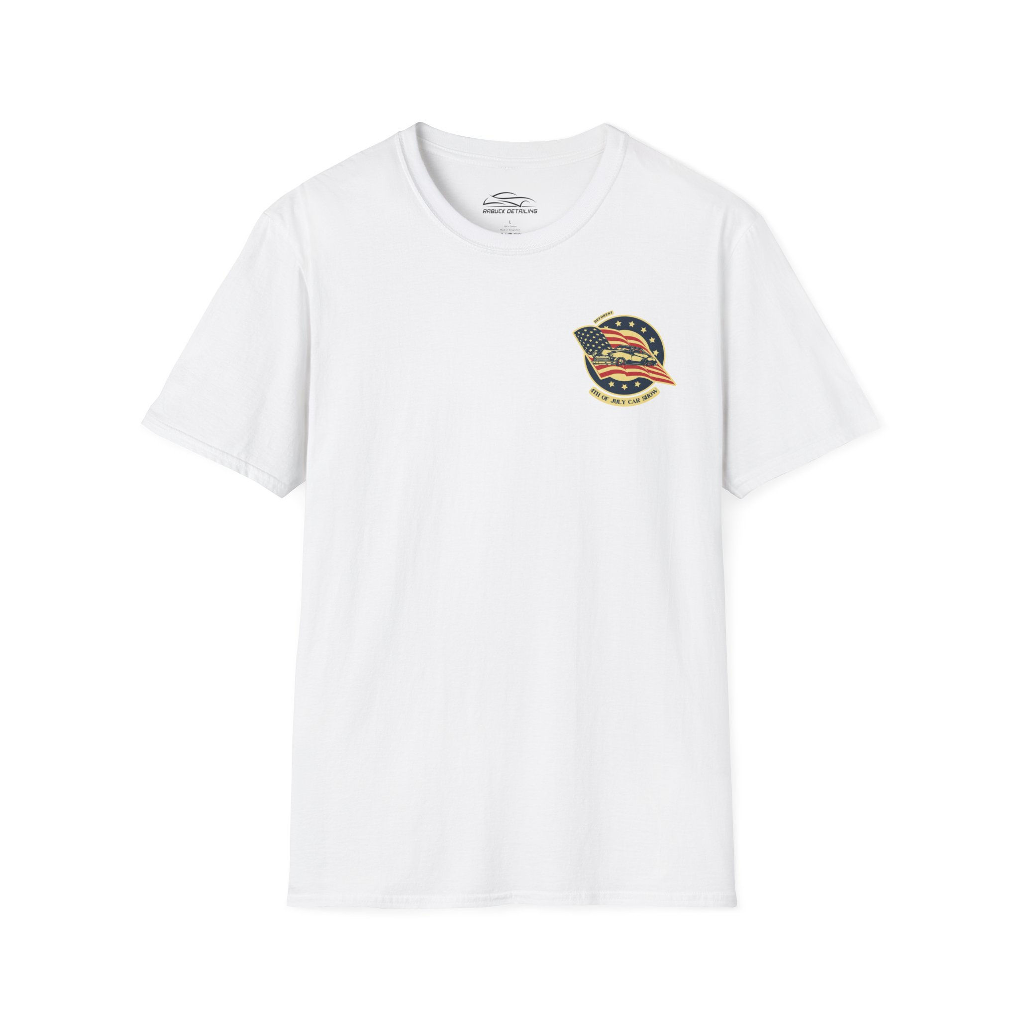 Rabuck Detailing DeForest 4th of July Car Show Unisex Softstyle T-Shirt