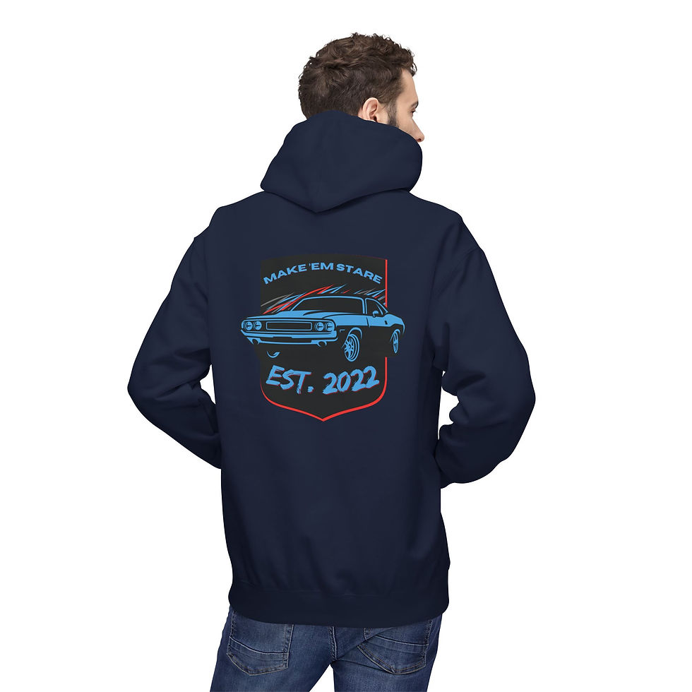 Thumbnail: Rabuck Detailing 'Make ’Em Stare' Unisex Softstyle Hoodie – Bold Car Culture