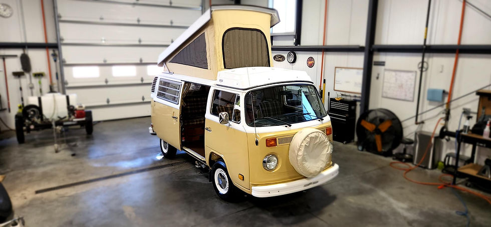 Polished camper van a Rabuck Detailing