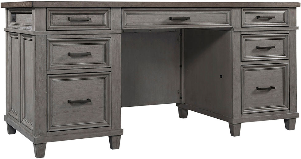 Thumbnail: 66" EXECUTIVE DESK Caraway Collection by Aspen