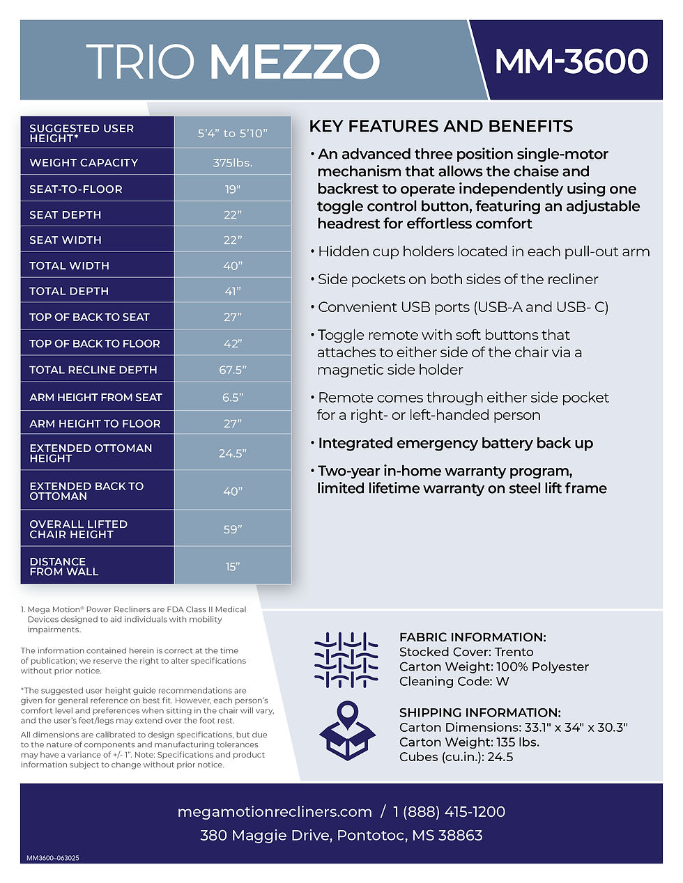 Thumbnail: TRIO MEZZO 3600