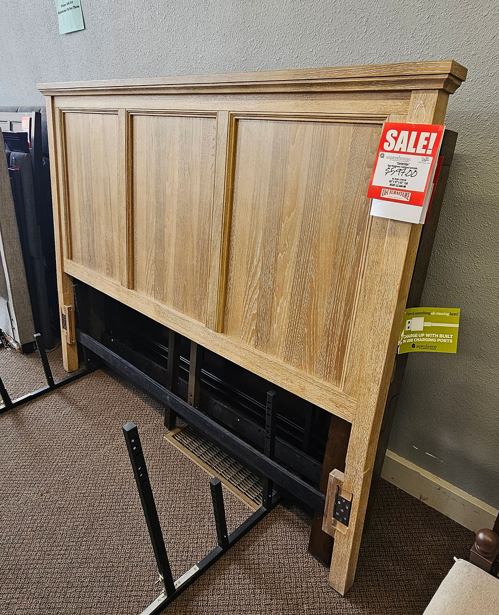 Thumbnail: Cambridge King Headboard, Storage Footboard and Rails