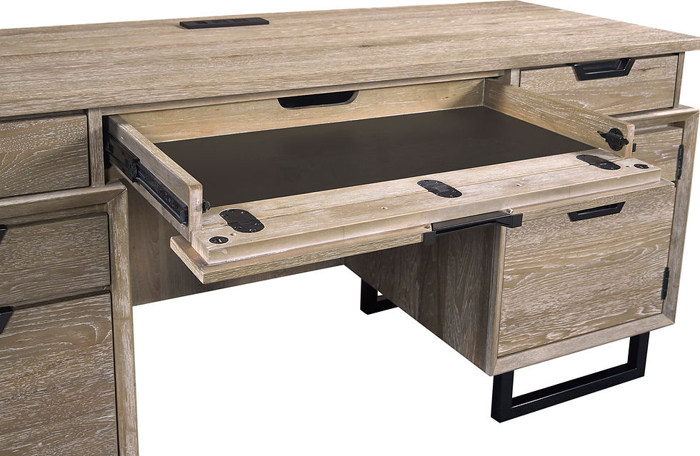 Thumbnail: Harper Point Credenza and Hutch by Aspen Display Item 1 Time Deal