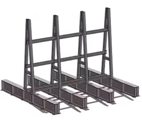 A Frame Heavy-Duty-rack-Glass-Pack-Crate-Stone