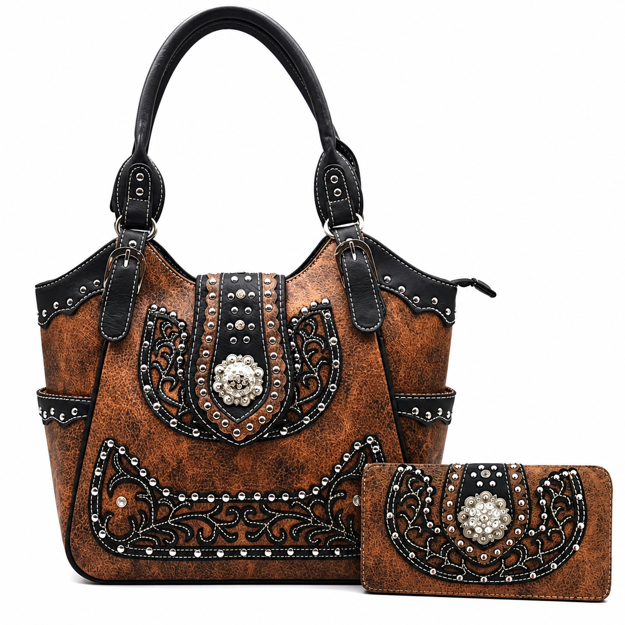 2 Piece Western bag and wallet