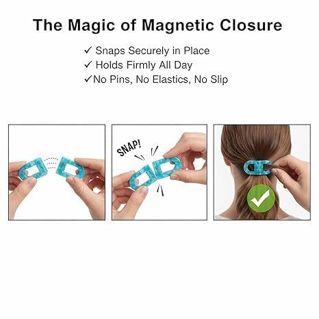 Thumbnail: Magnetic Snap Hair Clip