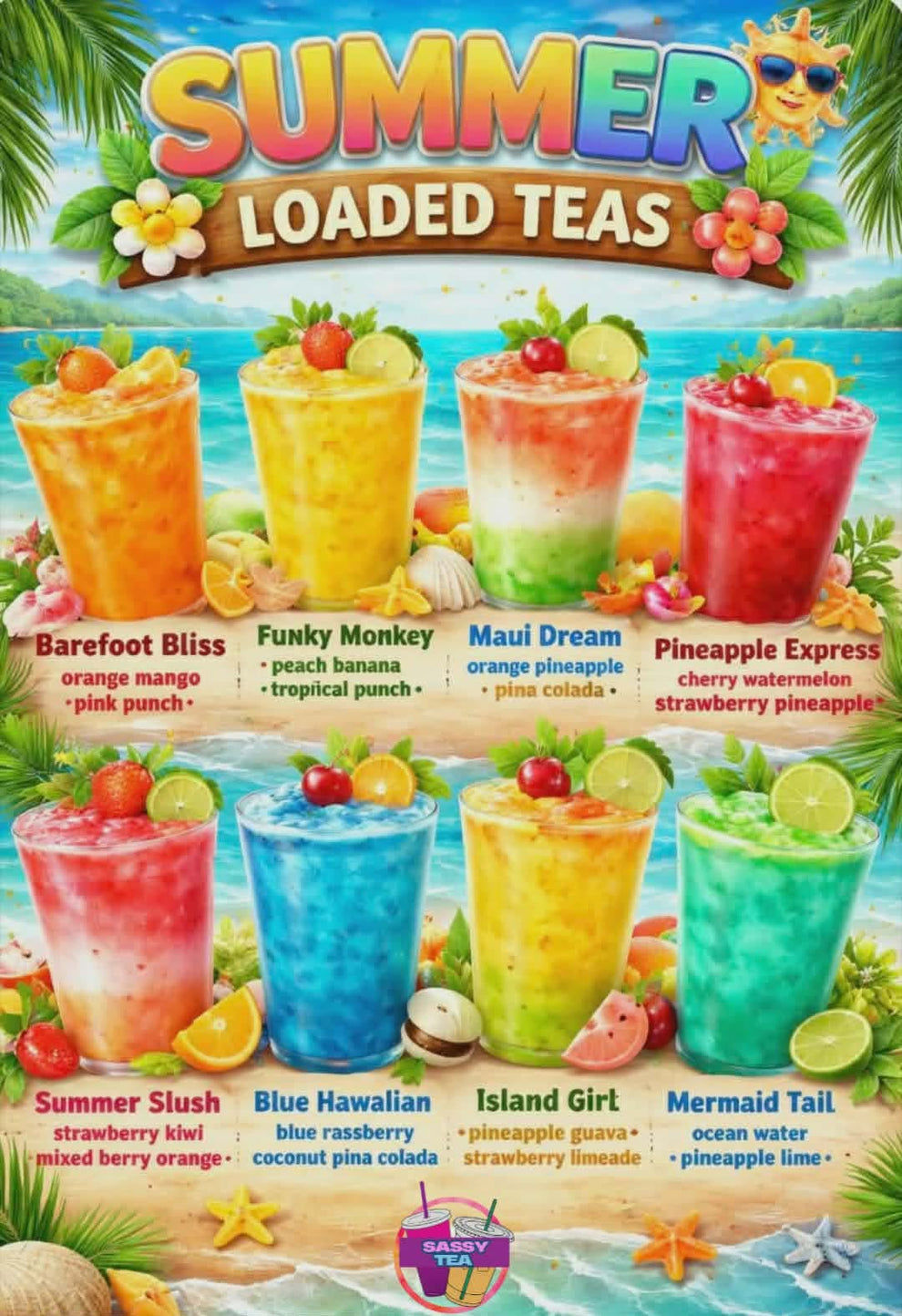 #6 Summer Loaded Teas ☀️🌴🥤