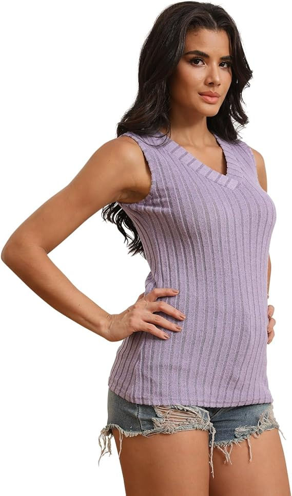 Purple Sleeveless top