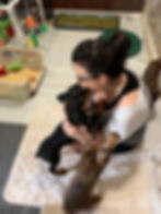 Brandi comes for a visit! 6 weeks