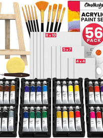 Acrylic Paint Set (56 Pcs)