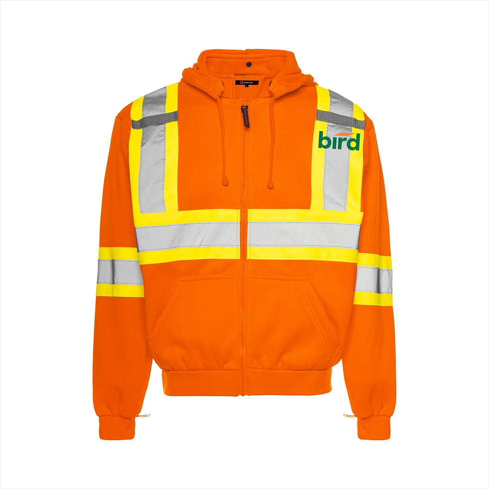 Thumbnail: Traffic Hoodie w/ Detachable Hood, 4″ Refl. Tape