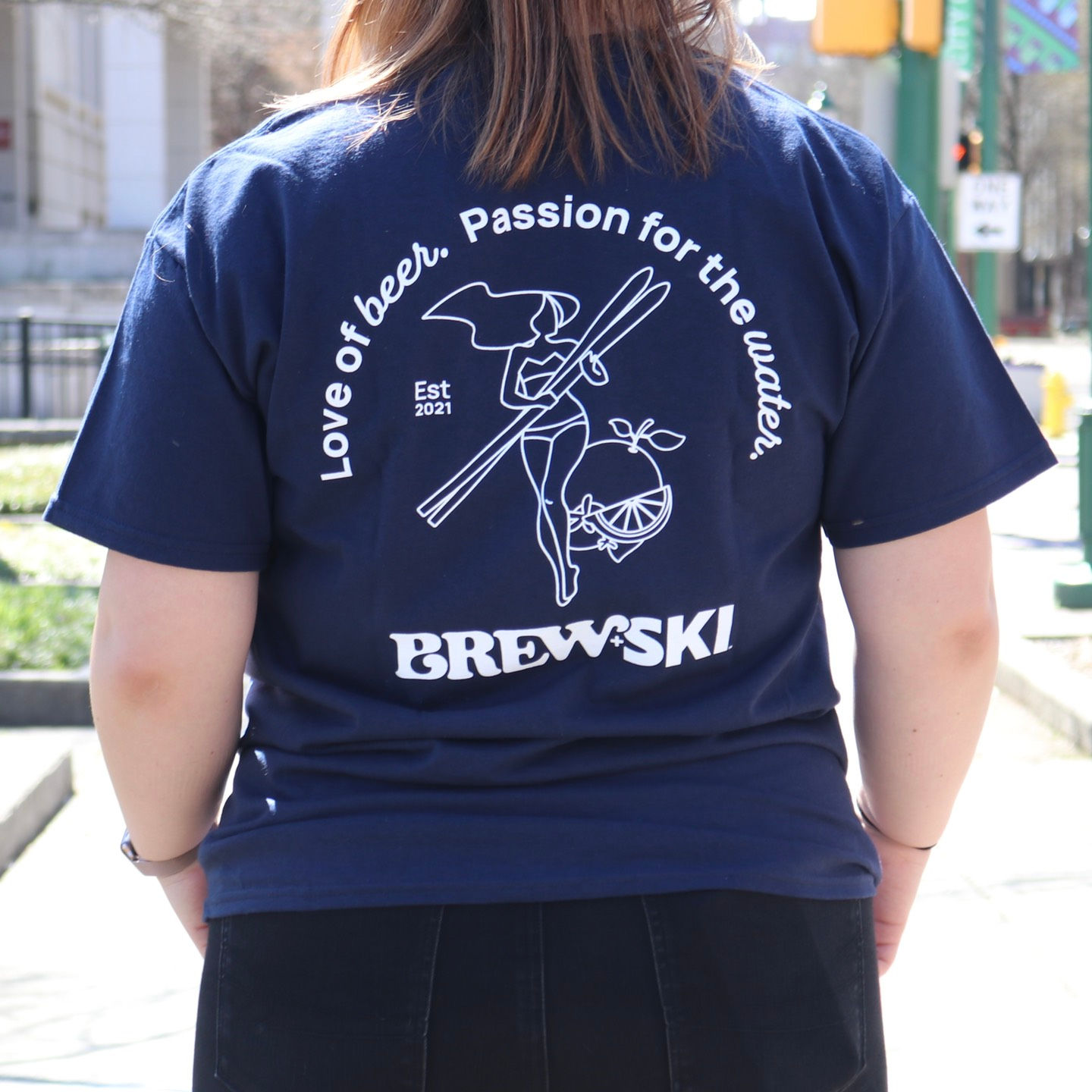 BREWSKI Skiier Line Tee